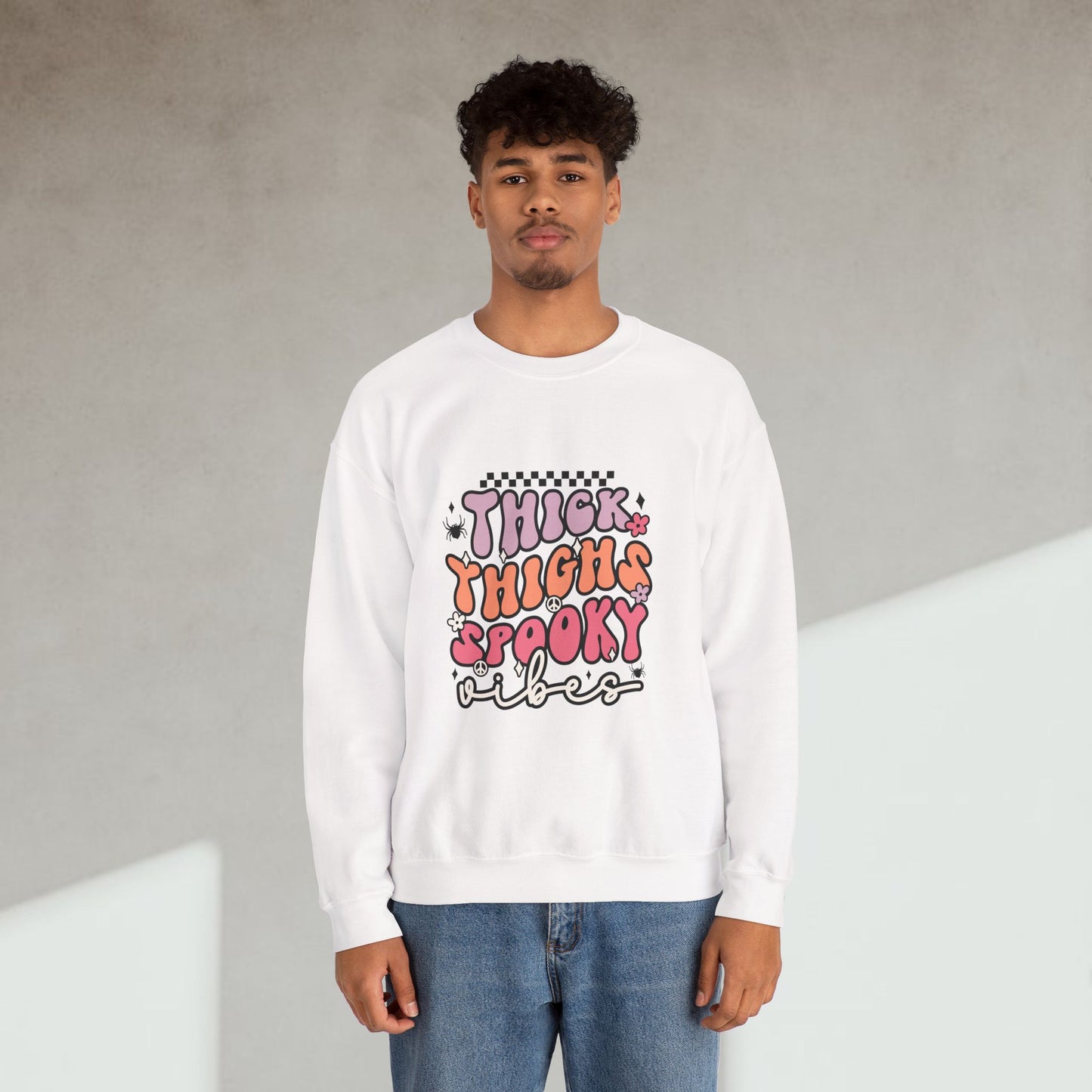 Thick Thighs Spooky Vibes Sweatshirt