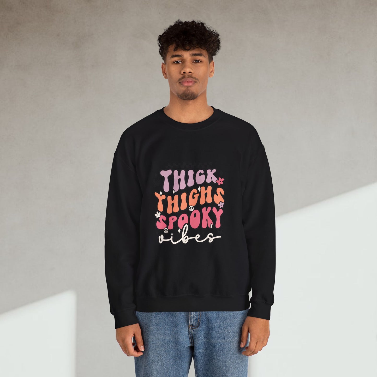 Thick Thighs Spooky Vibes Sweatshirt