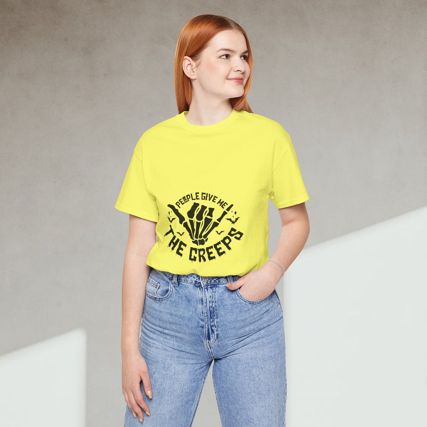 People Give Me The Creeps Unisex Tee – Spooky Halloween Shirt