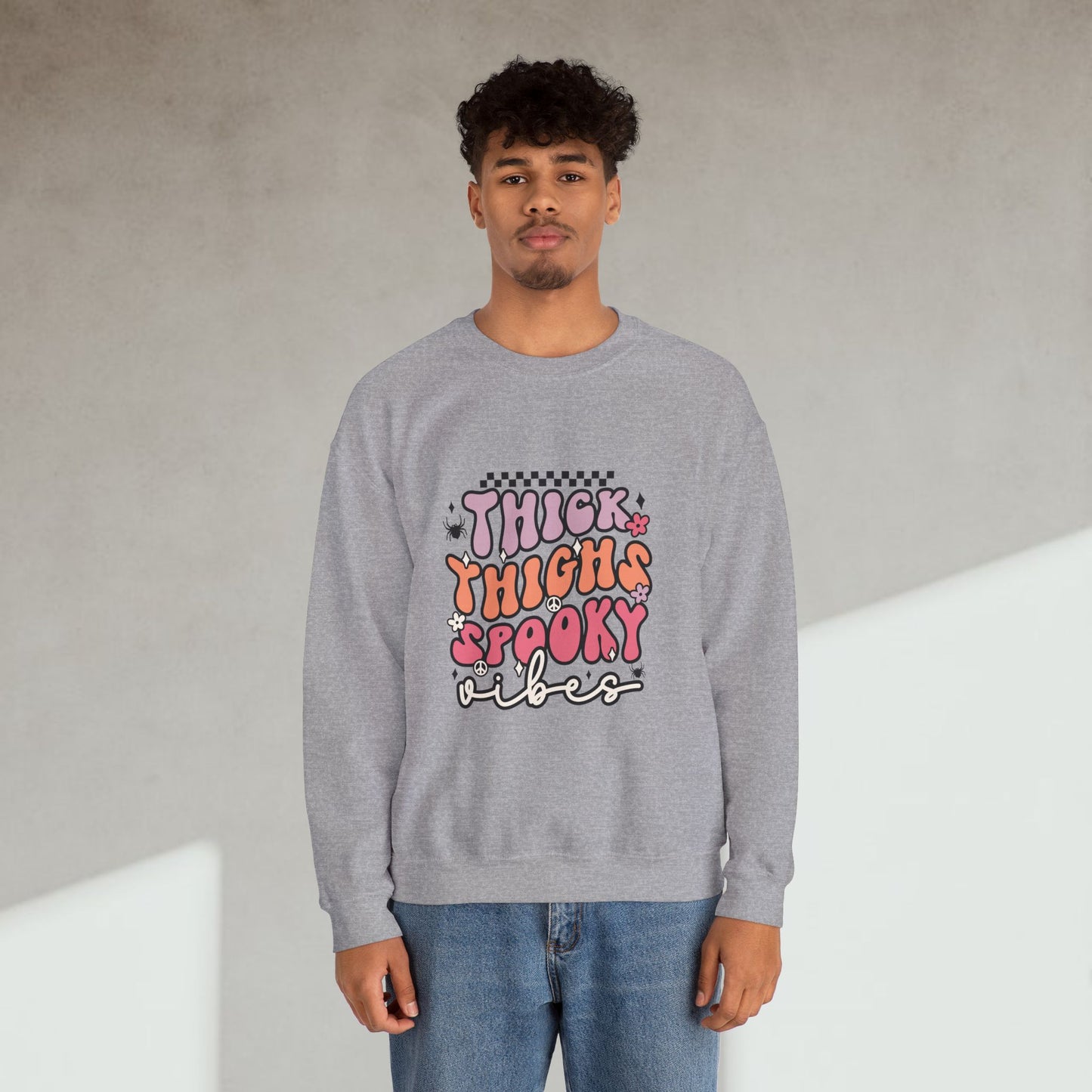 Thick Thighs Spooky Vibes Sweatshirt