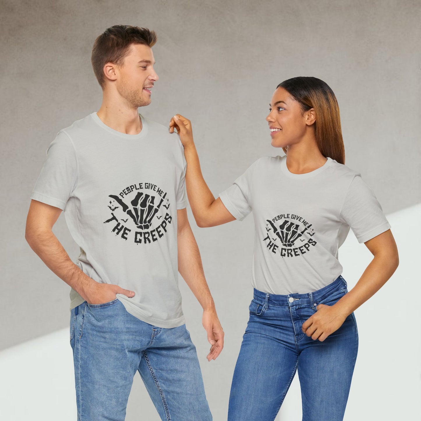 People Give Me The Creeps Unisex Tee – Spooky Halloween Shirt