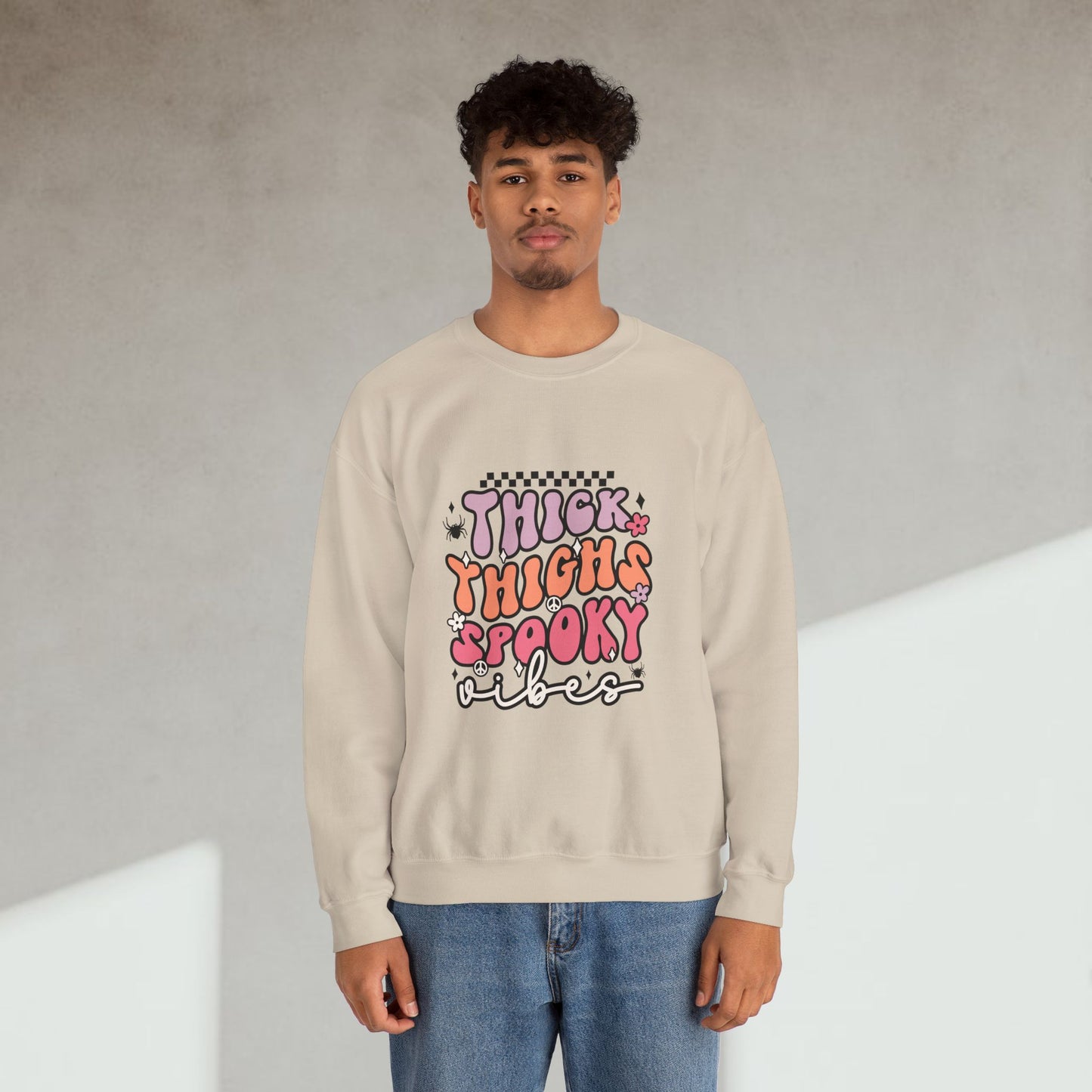 Thick Thighs Spooky Vibes Sweatshirt