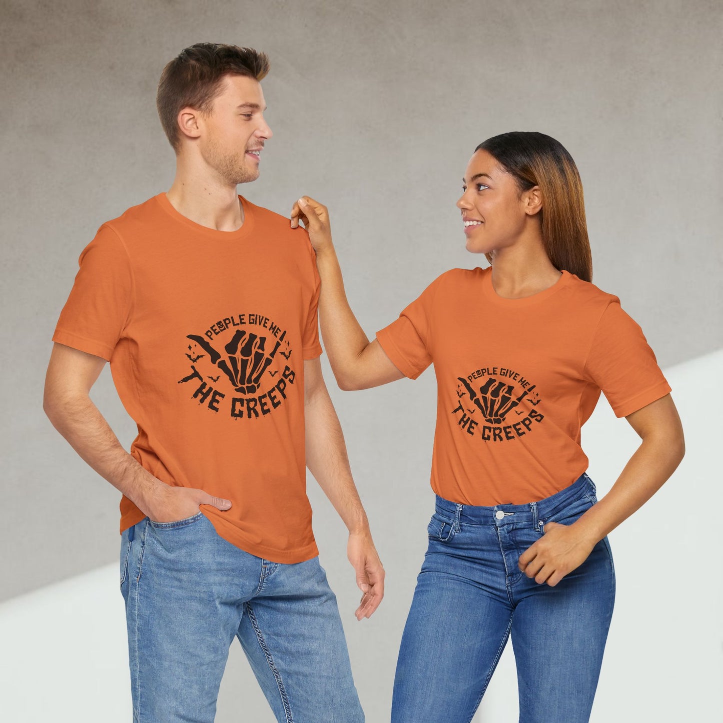People Give Me The Creeps Unisex Tee – Spooky Halloween Shirt