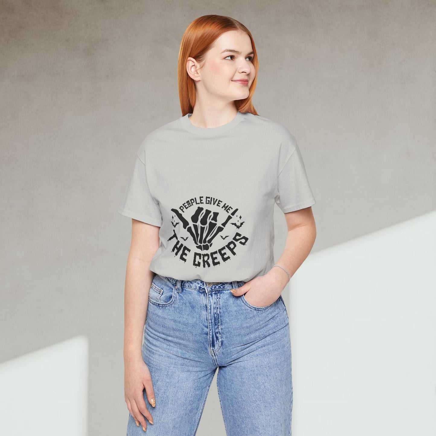 People Give Me The Creeps Unisex Tee – Spooky Halloween Shirt