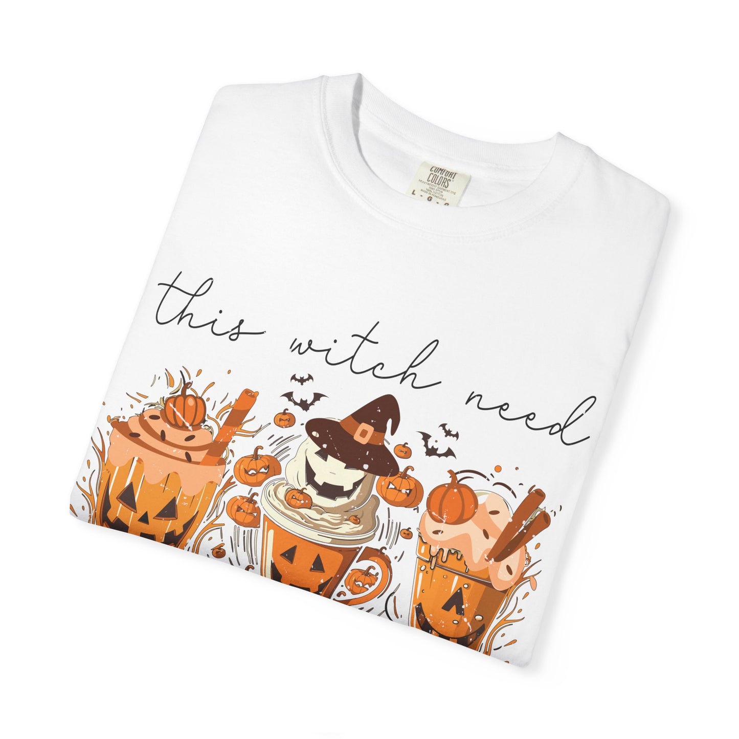 Spooky Mornings Coffee T-Shirt, Cute Ghost Tee, Fall Fashion, Halloween Apparel, Cozy Gift Idea