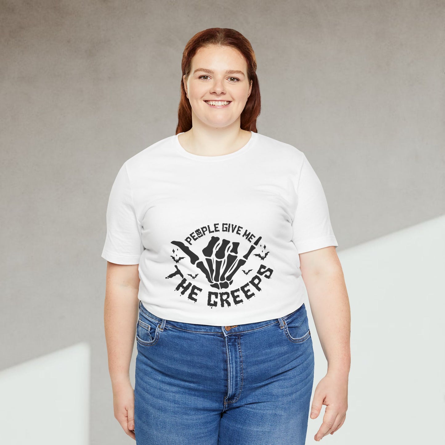 People Give Me The Creeps Unisex Tee – Spooky Halloween Shirt