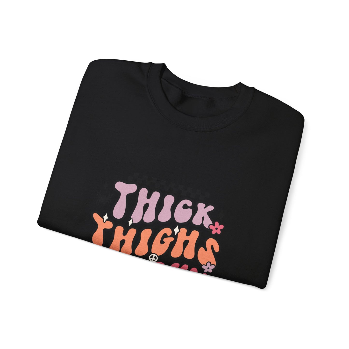 Thick Thighs Spooky Vibes Sweatshirt