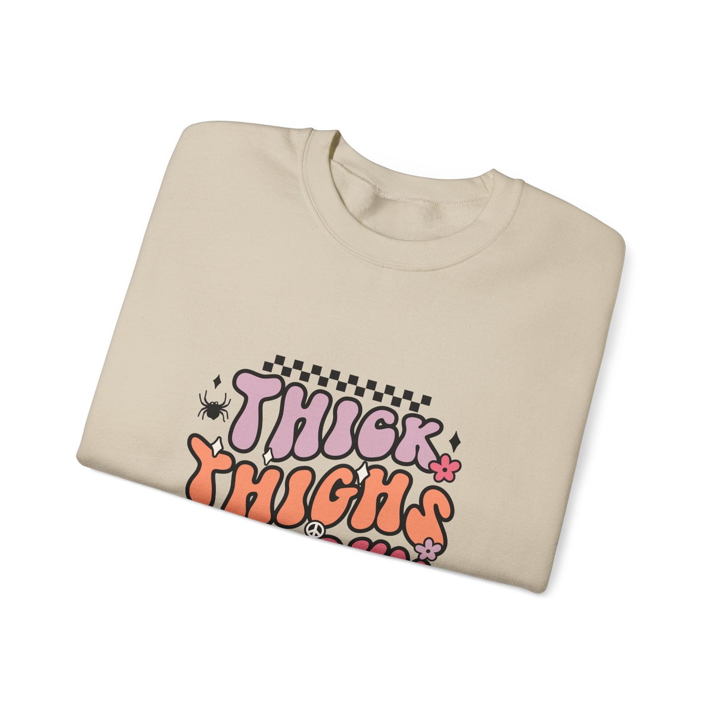 Thick Thighs Spooky Vibes Sweatshirt