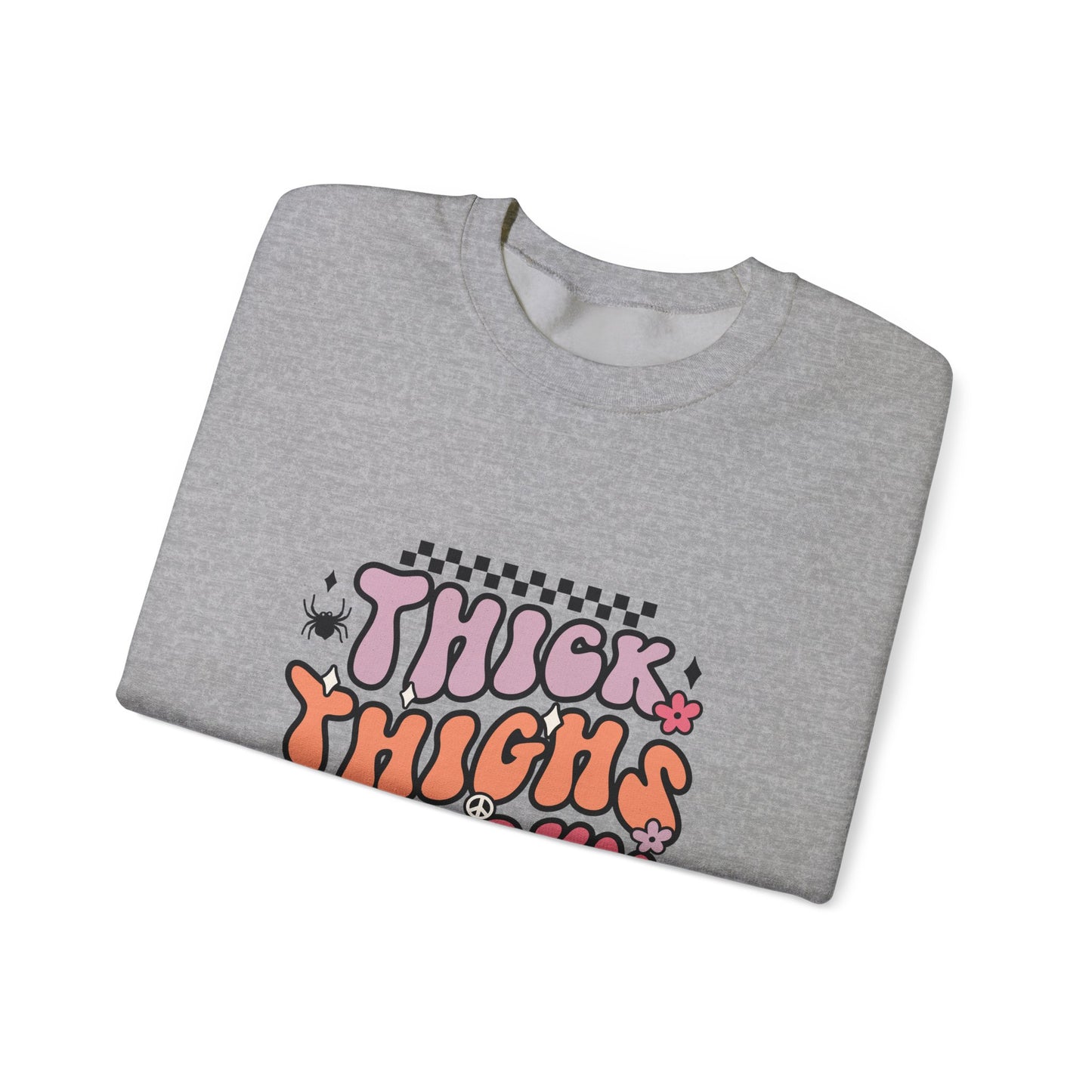 Thick Thighs Spooky Vibes Sweatshirt