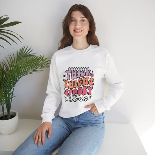 Thick Thighs Spooky Vibes Sweatshirt